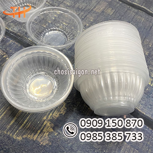 Chén nhựa sọc dùng 1 lần giá sỉ rẻ tốt nhất