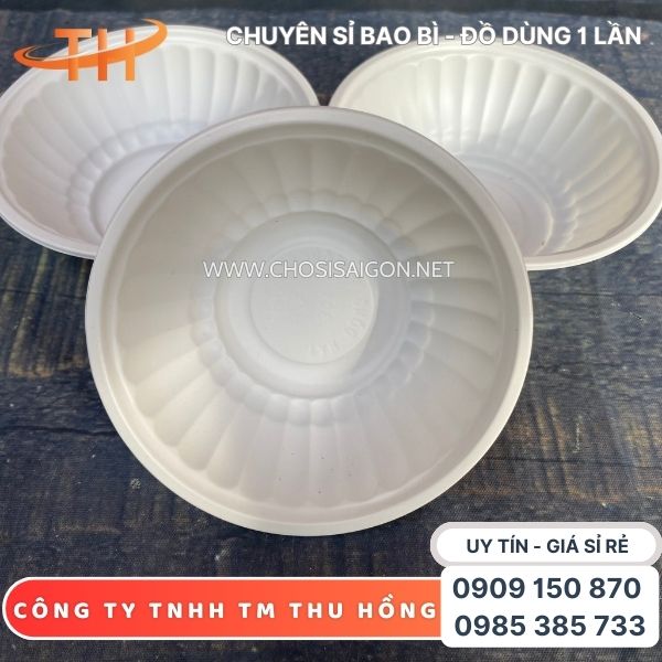 Chén nhựa trắng sữa 301, 302, 303