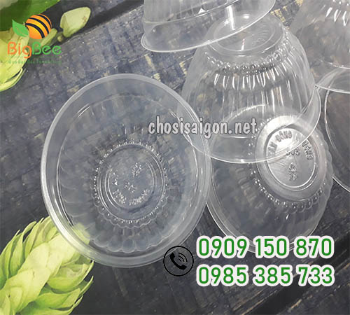 Chén nhựa trắng trong đựng chè giá rẻ tại TP.HCM