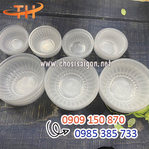 Chén nhựa trong 301, 302, 303 sỉ rẻ uy tín