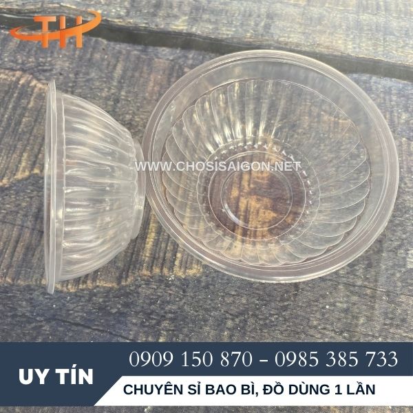 Chén nhựa sọc trong giá rẻ