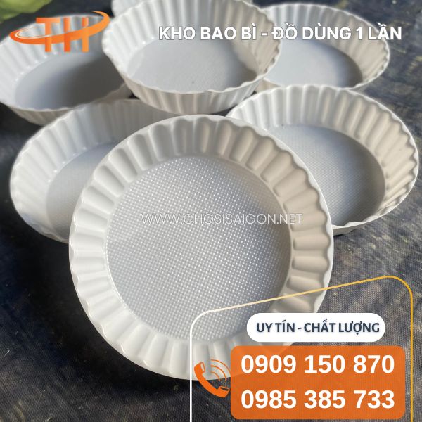 Chén nhựa nhỏ dùng 1 lần đựng muối chấm, nước sốt hải sản giá rẻ