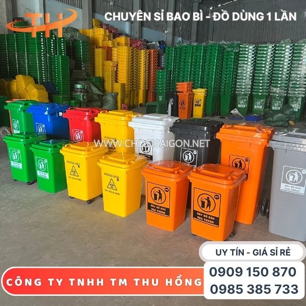 Thùng rác đa dạng dung tích