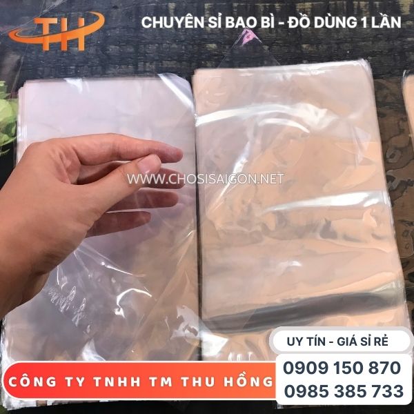 Túi bóng kính PP đa dạng kích thước cho các cửa hàng bao bì