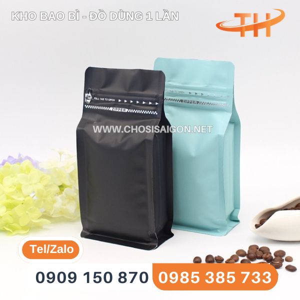 Túi zipper 8 cạnh đáy đứng chuyên sỉ rẻ