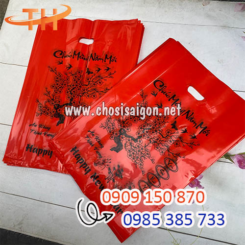 Túi hột xoài pe bóng dẻo đựng lịch Tết giá sỉ rẻ