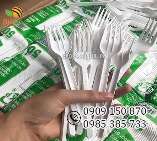 Nĩa nhựa dùng 1 lần cao cấp giá rẻ nhất TP.HCM