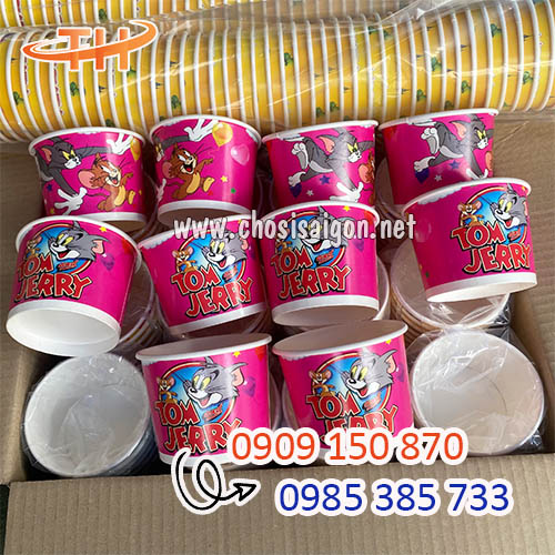 Tô giấy in hình sẵn an toàn sỉ rẻ