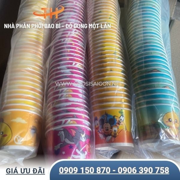 Tô giấy in sẵn tiện lợi