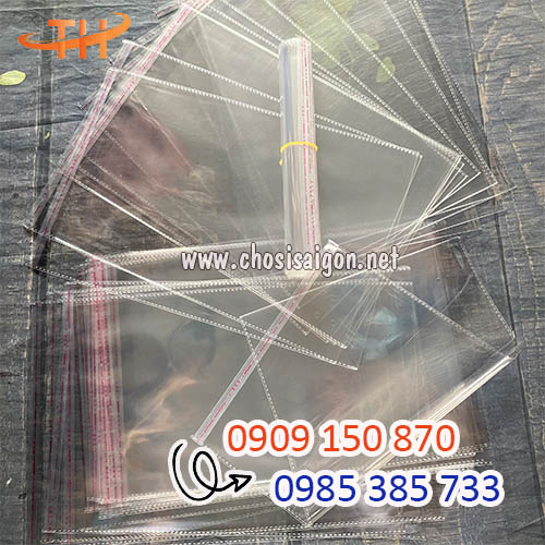 Túi opp dán miệng đựng quần áo sỉ rẻ, freeship HCM