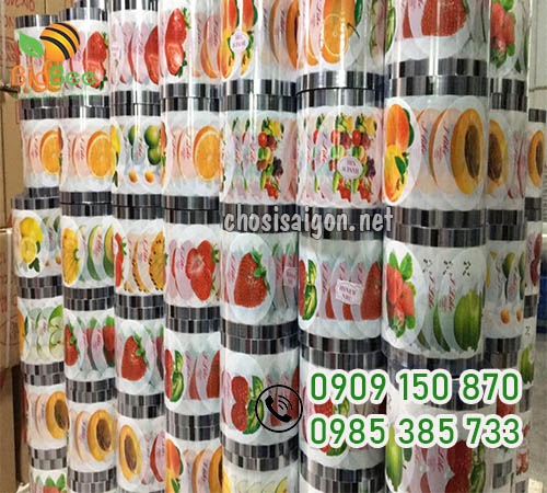 Cuộn màng ép ly in hình sẵn giá rẻ