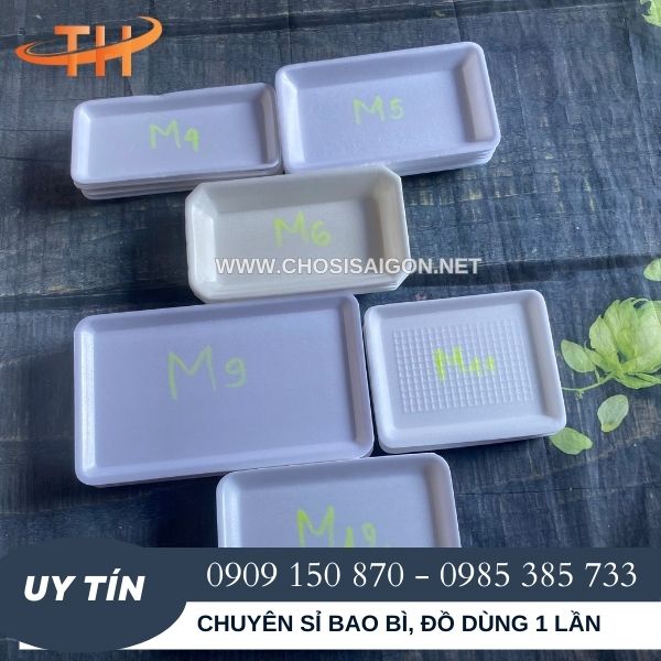 Đa dạng mẫu mã khay xốp trắng