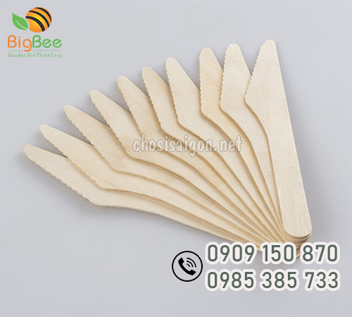 Dao gỗ 16cm dùng 1 lần giá sỉ rẻ tại TP.HCM