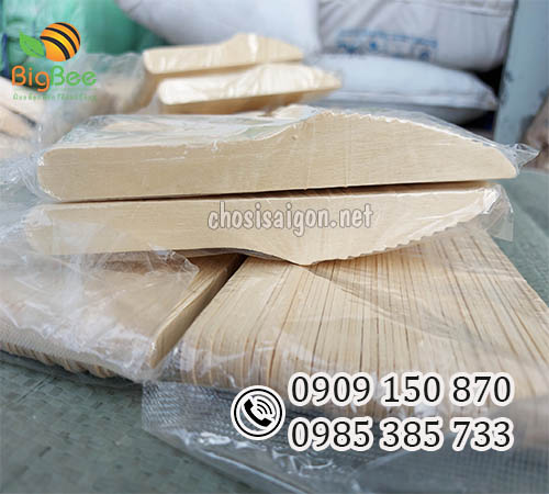 Dao gỗ dùng 1 lần thân thiện với môi trường giá siêu rẻ