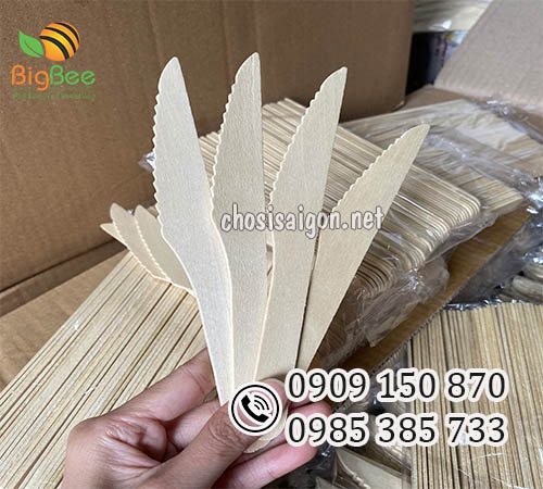 Dao gỗ dùng 1 lần cao cấp, chất lượng giá rẻ tận xưởng