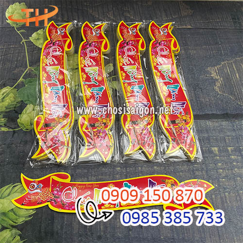 Decal dán chúc mừng năm mới sỉ rẻ nhất