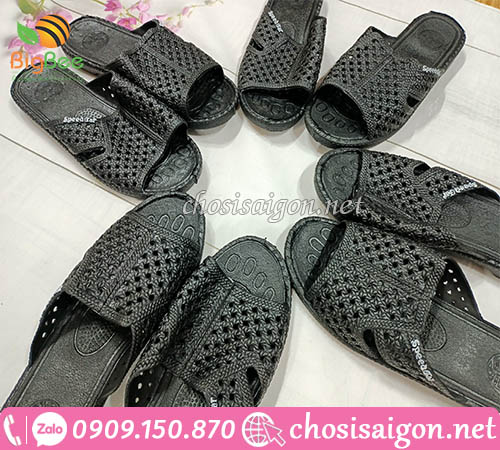Dép tổ ong màu đen bền, đẹp giá sỉ