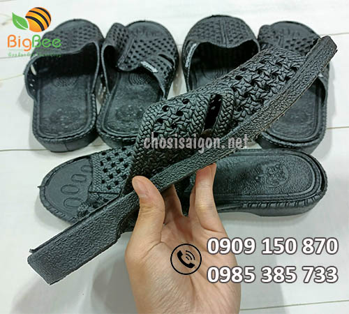 Dép tổ ong màu đen giá sỉ rẻ