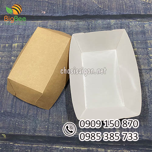 Khay giấy đựng thực phẩm cao cấp, an toàn giá sỉ rẻ nhất