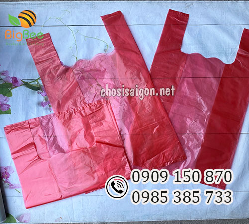 Túi xốp bóng mỡ màu đỏ chất lượng địa chỉ bán giá tận gốc
