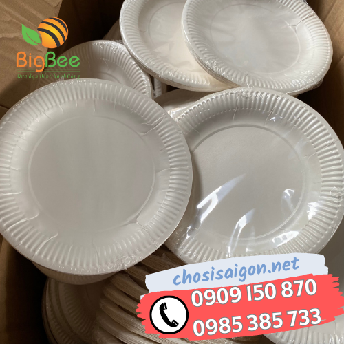 Đĩa giấy 16cm đựng bánh kem giá rẻ nhất TP.HCM