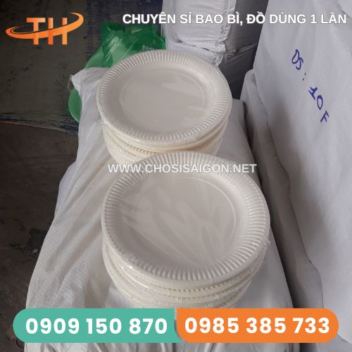 Dĩa giấy 16cm đựng bánh kem