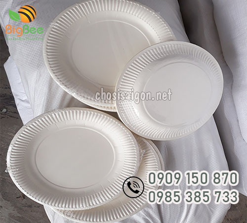 Dĩa giấy đựng bánh kem 21cm giá sỉ rẻ