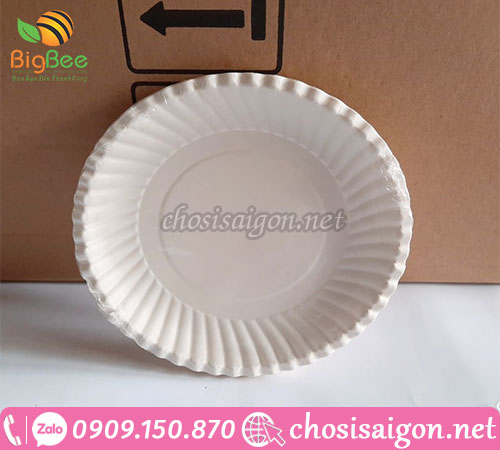 Cung cấp dĩa giấy đựng thức ăn dùng 1 lần