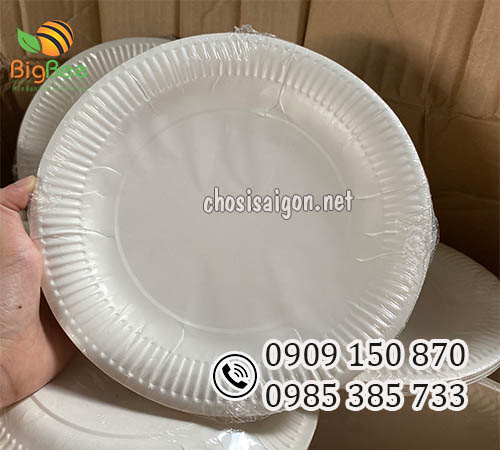 Dĩa giấy dùng 1 lần đựng bánh kem, sinh nhật giá sỉ rẻ tại công ty Thu Hồng