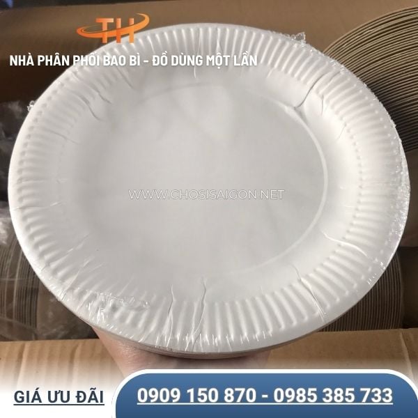 Dĩa giấy đựng bánh kem