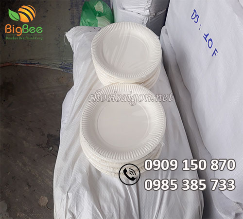 Dĩa giấy các loại đựng thức ăn giá rẻ tại xưởng