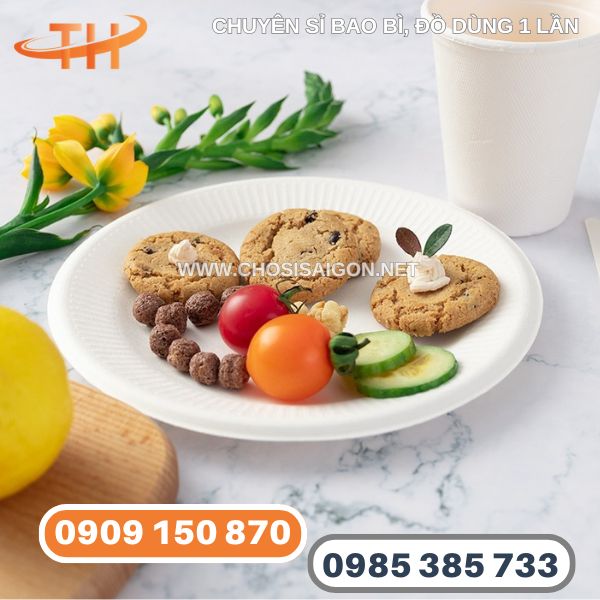 Dĩa giấy đựng thức ăn tiện lợi giá sỉ