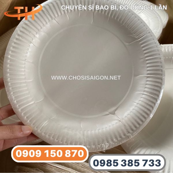 Dĩa giấy mua giá sỉ tại Thu Hồng