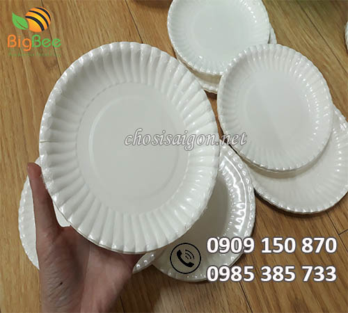 Dĩa giấy sạch đựng thức ăn giá sỉ rẻ