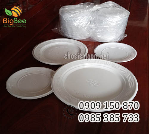 Đĩa nhựa đựng thức ăn nhiều size bỏ sỉ giá rẻ