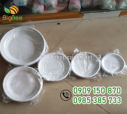 Dĩa nhựa dùng 1 lần đủ size sỉ rẻ toàn quốc