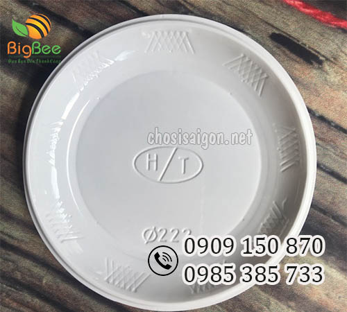 Đĩa nhựa tròn dùng 1 lần sỉ rẻ tại TP.HCM