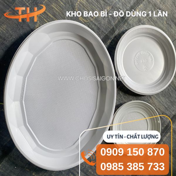 Dĩa nhựa đa dạng mẫu mã giá rẻ cho đại lý