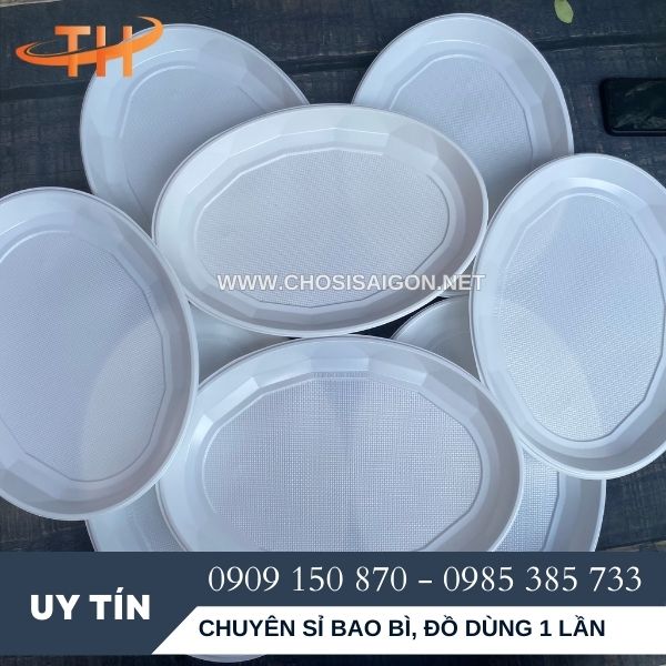 Dĩa nhựa hột xoài đựng thức ăn giá rẻ