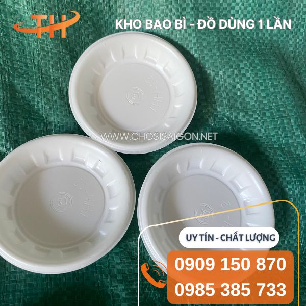 Dĩa nhựa nhỏ dùng 1 lần giá rẻ