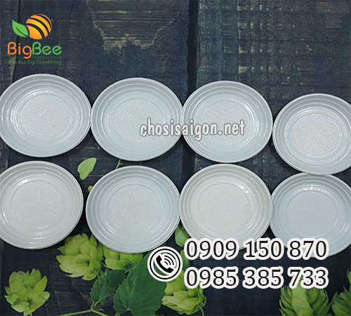 Dĩa nhựa (Đĩa nhựa) trắng dùng 1 lần giá rẻ tốt nhất