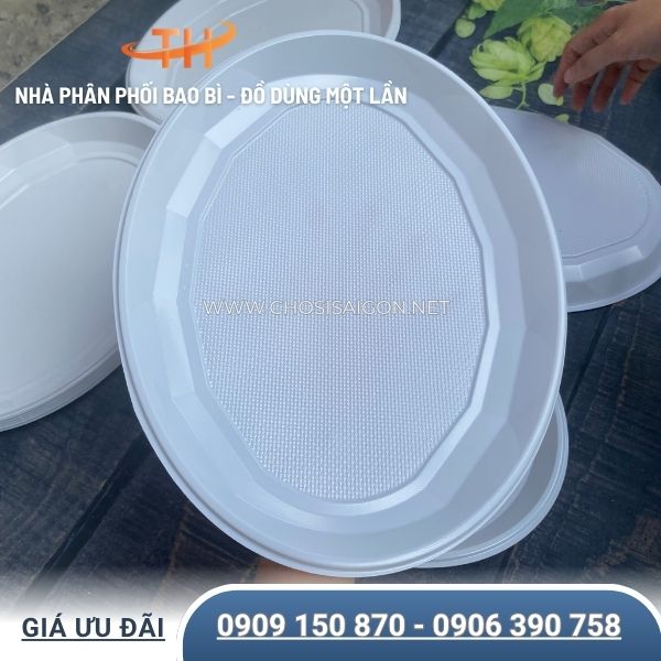 Dĩa nhựa xoài lớn