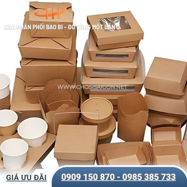 Đồ dùng 1 lần từ giấy thân thiện môi trường