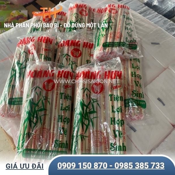 Đũa ăn đóng gói sẵn tiện dụng