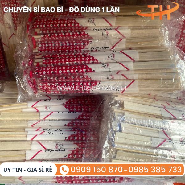 Đũa gỗ bọc màng OPP