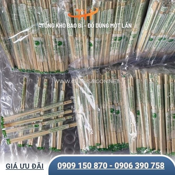 Đũa tách nhật dùng 1 lần cho hàng quán, quán ăn