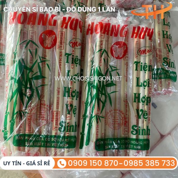 Đũa ăn dùng 1 lần gọn nhẹ, tiện lợi