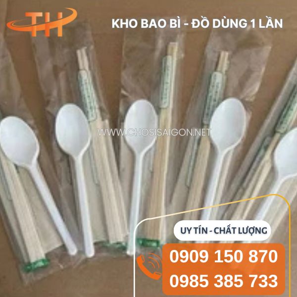 Dụng cụ ăn uống (muỗng, đũa, khăn giấy, tăm) an toàn, tiện dụng giá rẻ