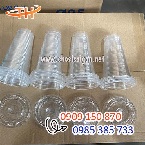 Ly nhựa sọc 700ml đựng súp cua, canh sỉ rẻ nhất