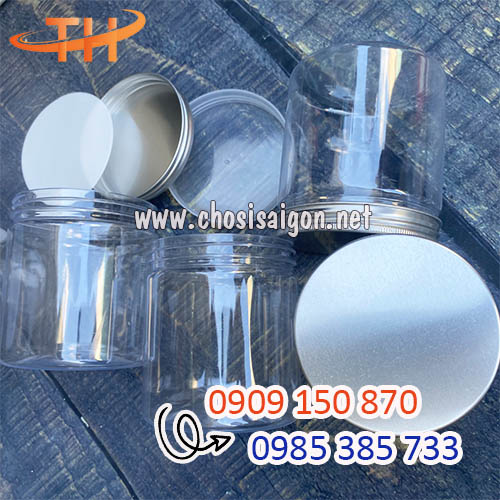 Hũ nhựa pet nắp nhôm bạc 500ml giá bán rẻ nhất